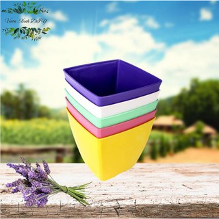 [BỀN ĐẸP AN TOÀN] ☘ Chậu nhựa vuông trồng cây cao cấp V12