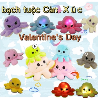 LED bạch tuộc cảm xúc Bạch tuộc nhồi bông cảm xúc - Reversible Octopus/Bạch Tuộc Đồ Chơi Nhồi Bông  Bông Cao Cấp Memon octopus [Mã TOYJAN hoàn 20K xu đơn 50K] Bạch Tuộc Cảm Xúc Bông Cao Cấp Memon octopus livehouse