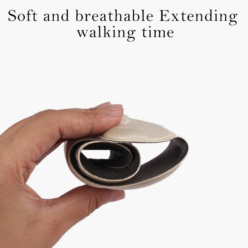 Random Color Women Pain Relief 4D Insole/ Non-slip Heel Protector  Insole Cushion/ Inserts Heel Post Back Soft Insole/ Flat Foot Support Memory Foam Shoe Pads Careory foam Shoe pads care