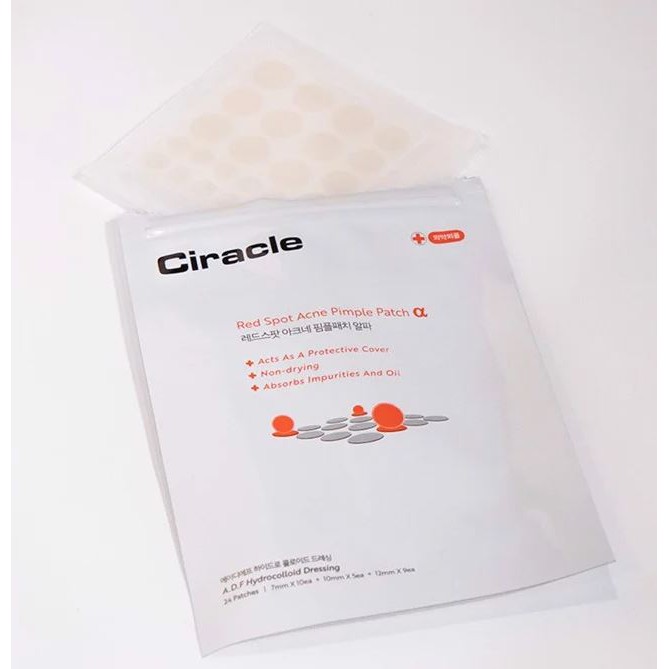 [24 miếng] Miếng Dán Mụn Giúp Làm Dịu Và Hút Dịch Mủ Ciracle Red Spot Acne Pimple Patch | BigBuy360 - bigbuy360.vn
