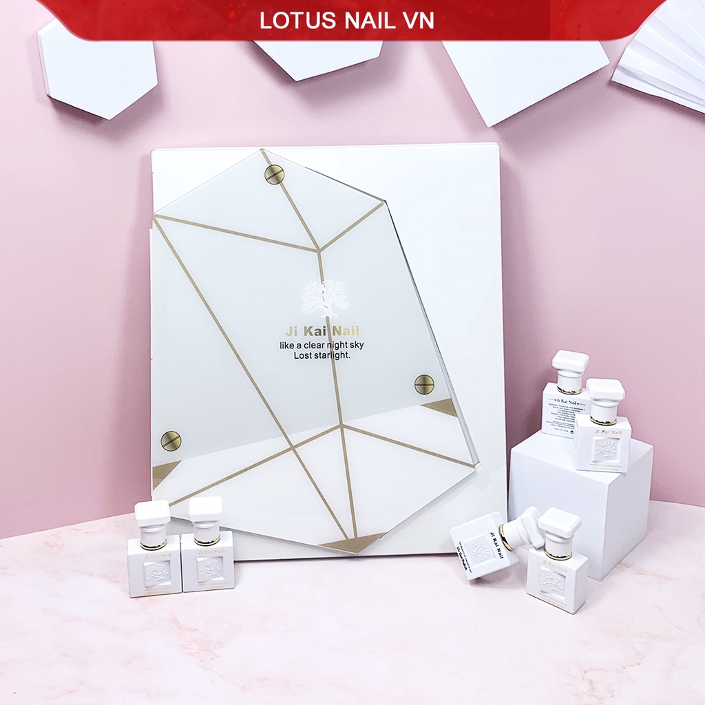 Sơn gel JiKai 78 màu hotrend 2021 nhập khẩu từ Japan tặng kèm bảng màu + base + top