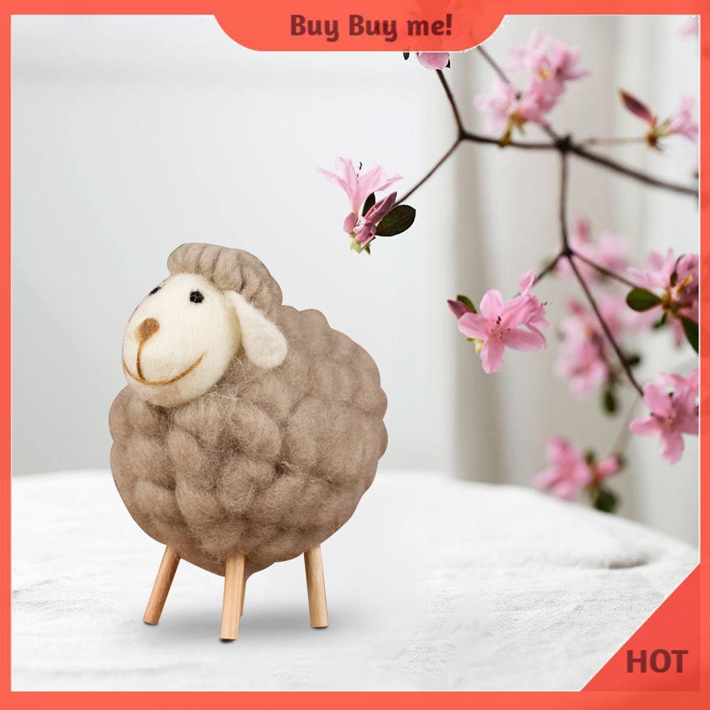Mô Hình Cừu Len Handmade Trang Trí Phòng Ngủ