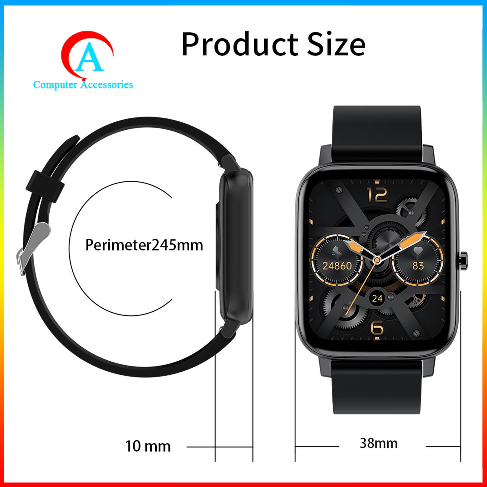 Đồng Hồ Thông Minh Màn Hình Cảm Ứng 1.69 "