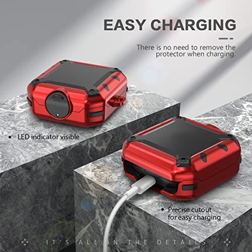 Ốp Điện Thoại PC + TPU Chống Sốc Có Khóa Bảo Vệ Cho Beats Fit Pro