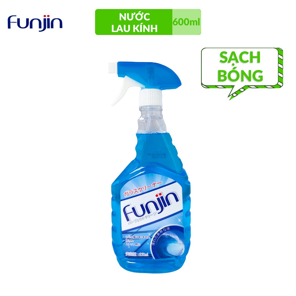 [Mã LTP50 giảm 50000 đơn 150000] Nước lau kính Funjin chính hãng 650mL, 2,5 Lít