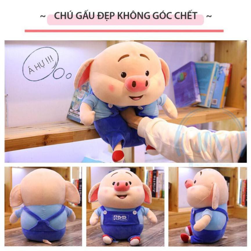 [CAO CẤP] Gấu bông thú nhồi bông heo tiktok nỉ nhung cao cấp co giãn 4 chiều