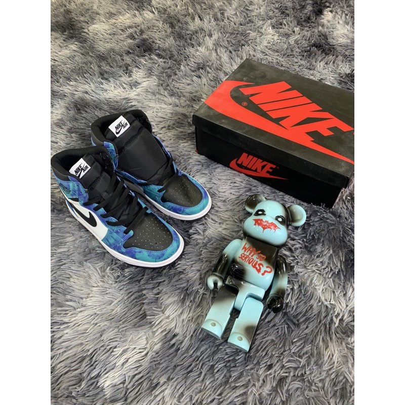 g cao cổ tie dye trắng xanh đẹp rụng rời (ảnh thật + full box)