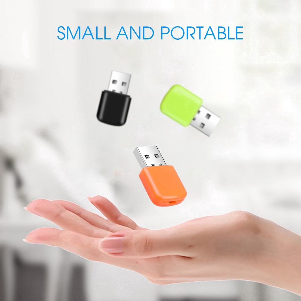 Mini USB 2.0 Card Reader For Micro SD TF Memory Cards