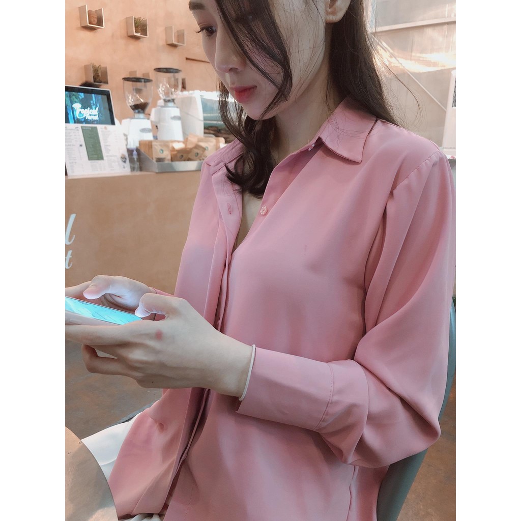 Sơ mi form rộng Bazic cực đẹp