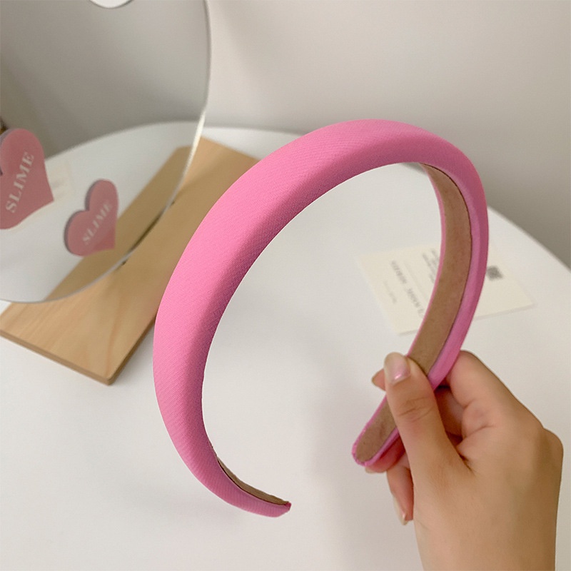 Băng đô cài tóc bản rộng/nhỏ màu sắc ngọt ngào phong cách Hàn Quốc xinh xắn cho nữ