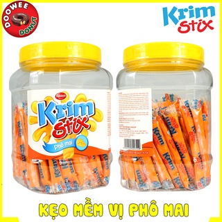 Kẹo phô mai tan chảy dạng que KRIM STIX Hũ nhựa 430G (100 que)