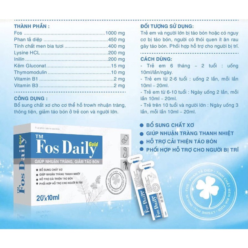 chất xơ fos daily