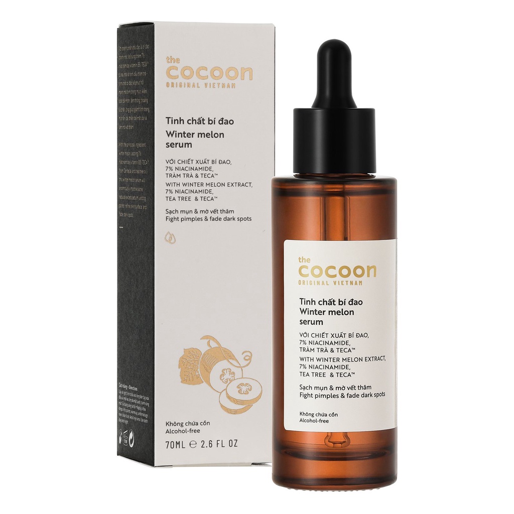 Tinh Chất Bí Đao Cocoon 70ml