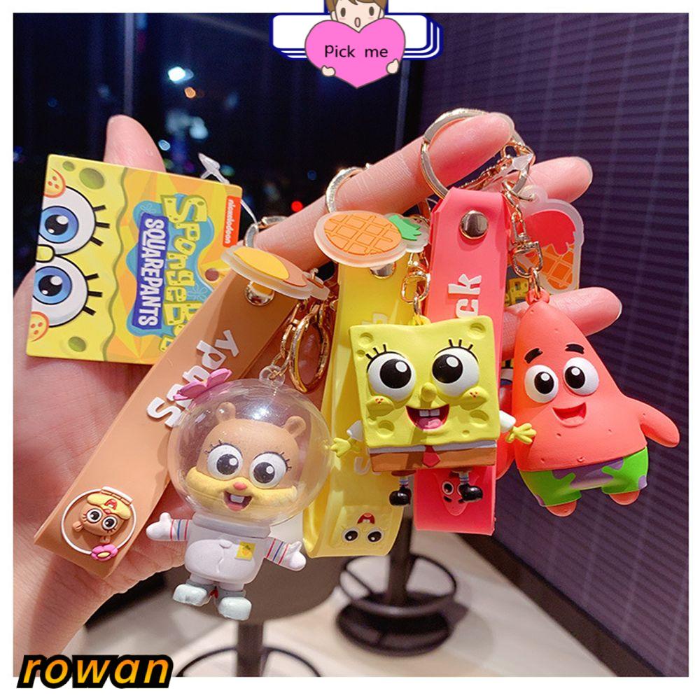 Móc Chìa Khóa Họa Tiết Hoạt Hình Spongebob Vui Nhộn Dùng Làm Quà Tặng