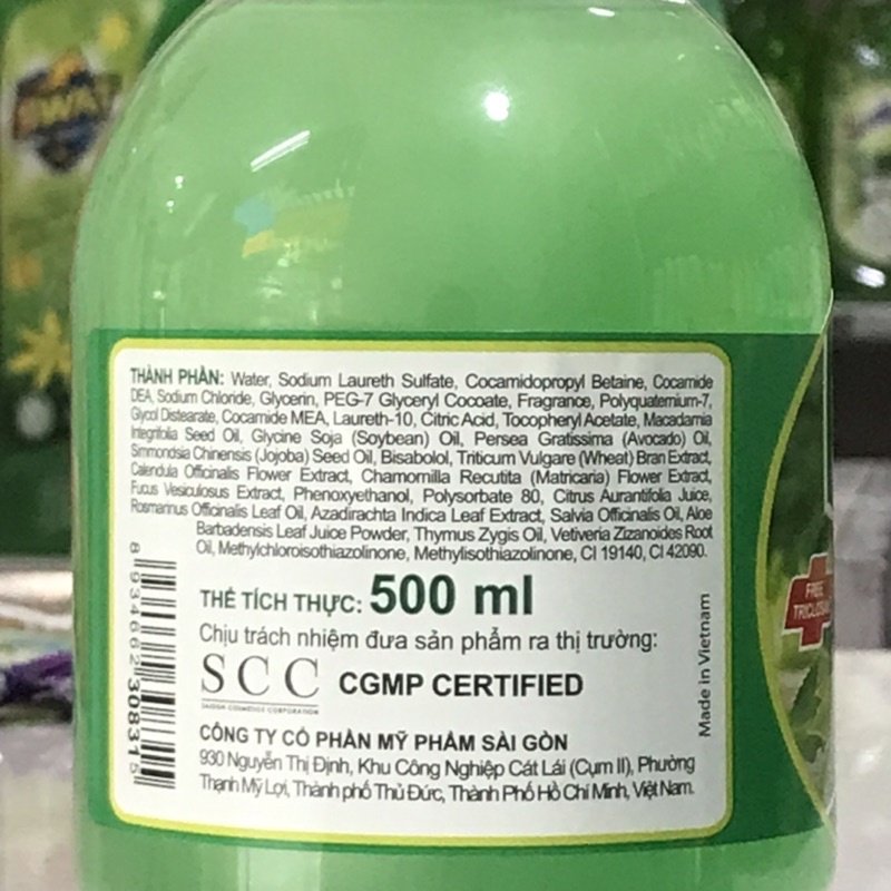 Nước rửa tay Kleen hương trà xanh chai 500ml