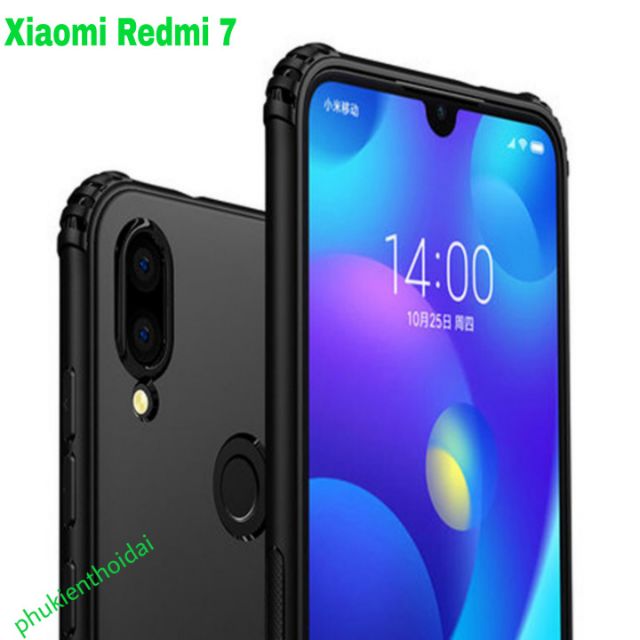Ốp lưng Xiaomi Redmi 7 dẻo màu chống sốc thế hệ mới ôm khít máy  bảo vệ camera và 4 góc