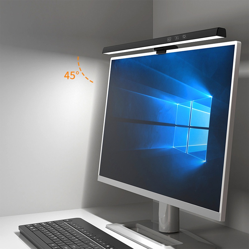 Đèn LED Để Bàn Ánh Sáng Trắng Cổng Sạc USB Cho Máy Tính