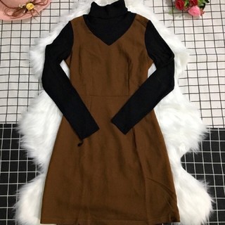 Đầm xoè tầng cổ yếm viền ren mã 2 ảnh chụp thật 100%