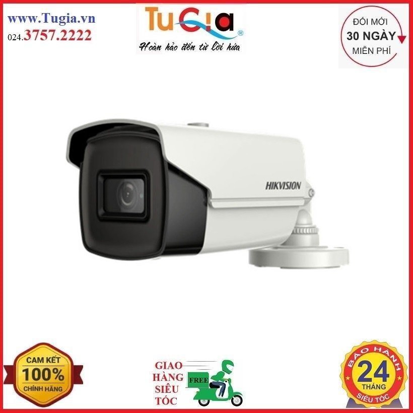 Camera HIKVISION DS2CE16H8TIT3F 5MP Hồng Ngoại 40m Lắp Ngoài Trời Hàng Chính Hãng