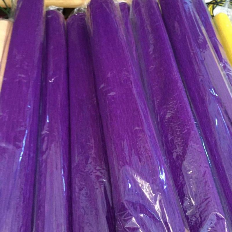 Giấy nhún/ Giấy nhăn làm hoa handmade