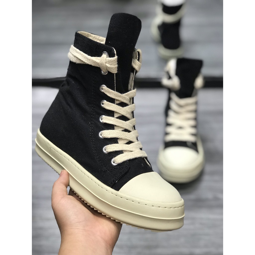 Giày thể thao,Giày sneaker,Giày 𝐫𝐢𝐜𝐤 𝐨𝐰𝐞𝐧,Giày 𝐑𝐨 Cổ Cao Đế Thơm  Full Size Cho Nam Và Nữ siêu đẹp