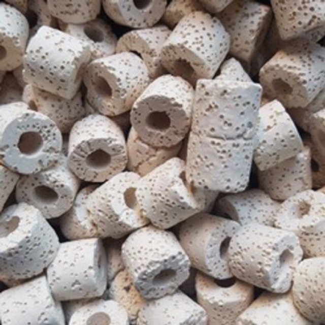 Sứ nhẫn trắng 1Kg Vật liệu lọc hồ cá