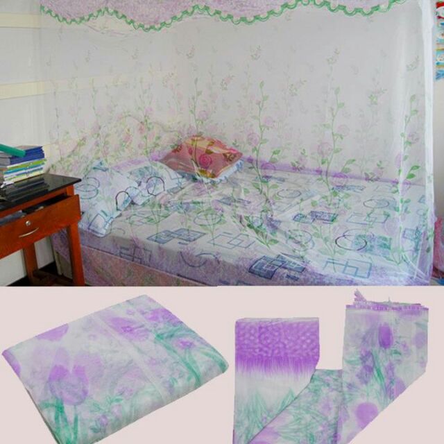 Mùng Voan in bông cao cấp (đủ size 1m, 1m2, 1m4, 1m6, 1m8)