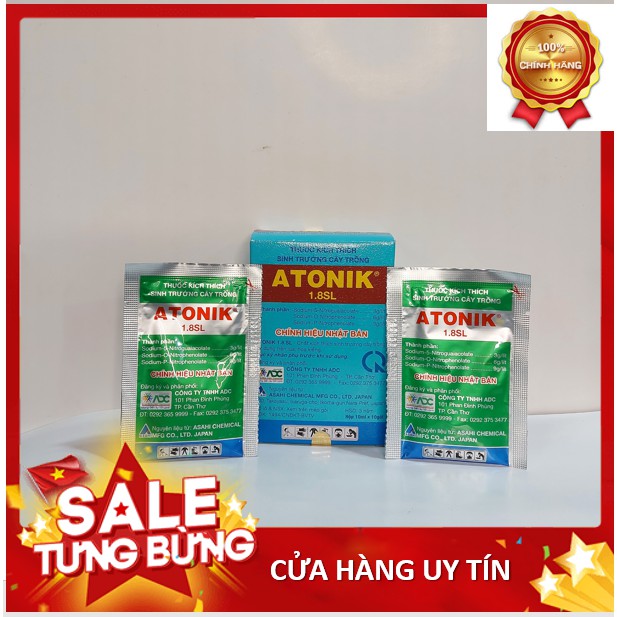 kích thích sinh trưởng cây trồng, phân bón lá, phun lá Atonik 1.8 SL