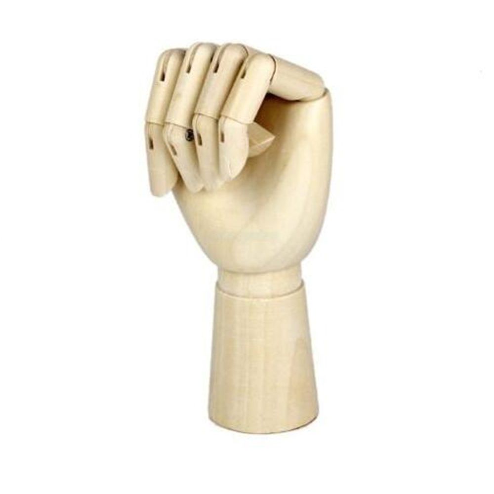 Mô hình bàn tay con rối gỗ 18X6cm dùng để vẽ tranh nghệ thuật