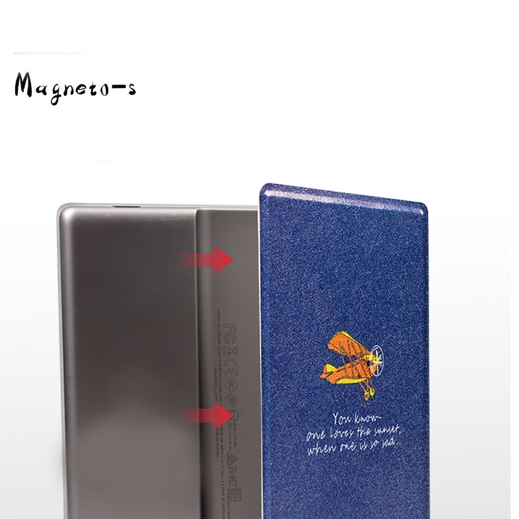 Bao da máy tính bảng PU chất lượng cao hỗ trợ chức năng tắt mở cho Amazon Kindle Oasis 2017