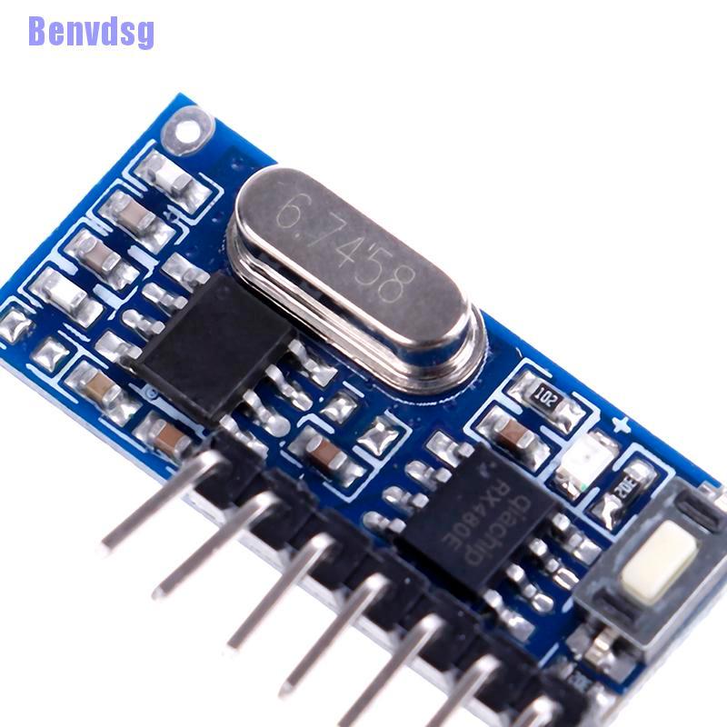 Benvdsg> 433Mhz Wireless RF 4 Channel Output Receiver Module and Transmitter EV1527 Code