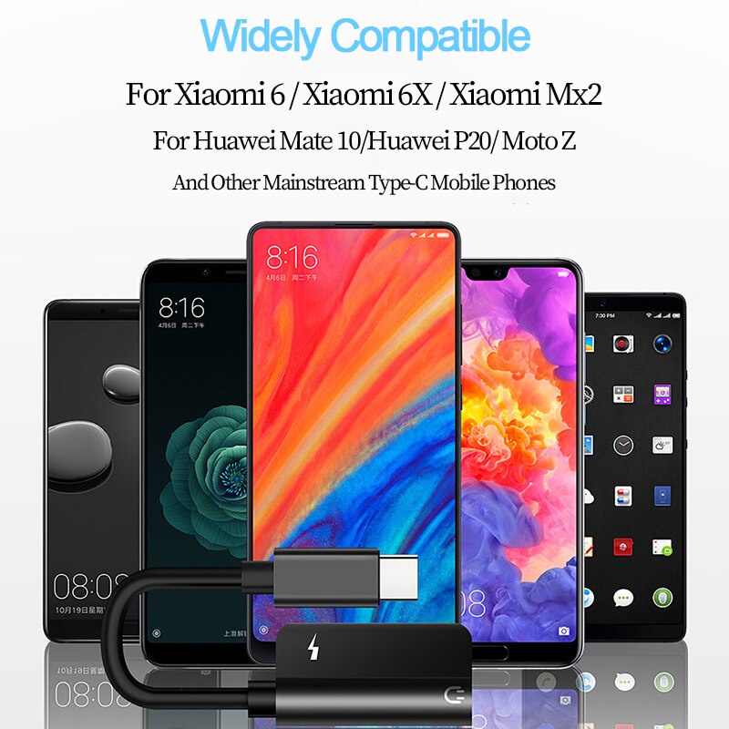 Bộ Chuyển Đổi USB Loại C Sang Jack 3.5 Tai Nghe Bộ Chuyển Đổi Âm Thanh Loại USB C Sang Jack 3.5Mm Cho Xiaomi Huawei USB C Jack
