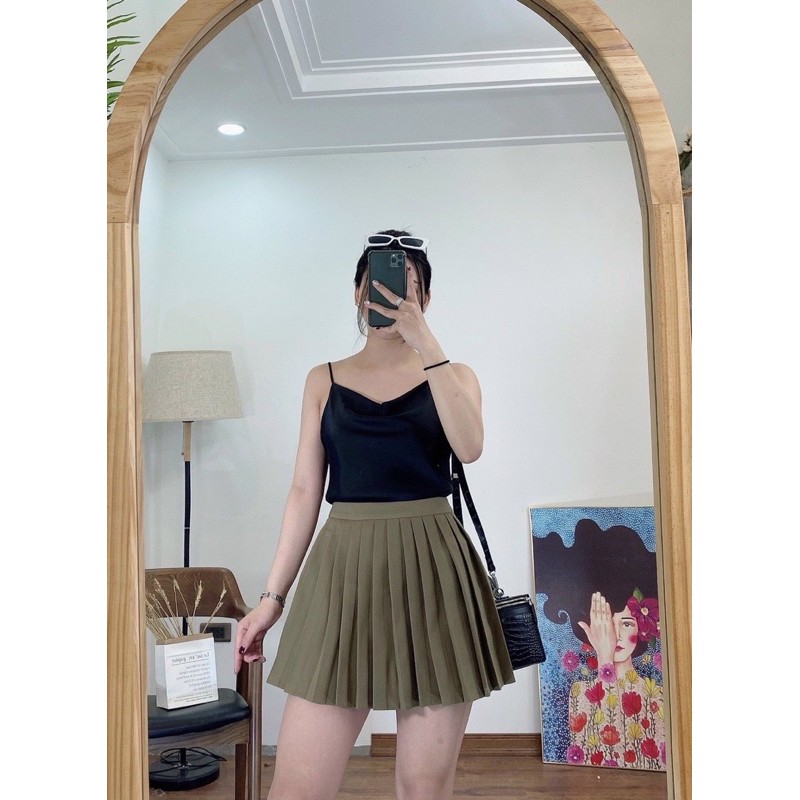 Quần váy xếp li túi thật 2 bên | BigBuy360 - bigbuy360.vn