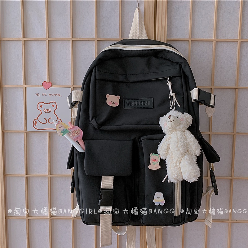 Balo ulzzang hàn quốc , cặp sách nữ tem BLT B092