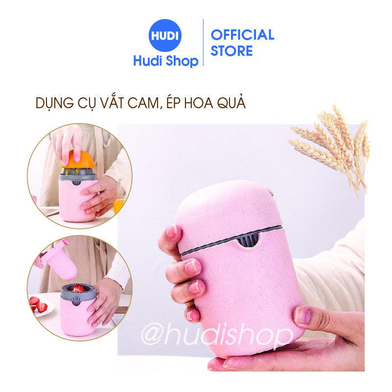 Dụng cụ vắt cam, ép hoa quả - 2 trong 1 thông minh - Nhựa lúa mạch an toàn, cao cấp - GD360 HUDIshop