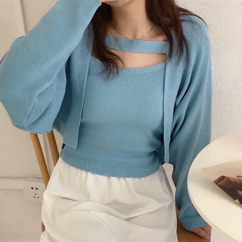 Áo dệt kim tay dài phong cách Hàn Quốc | BigBuy360 - bigbuy360.vn