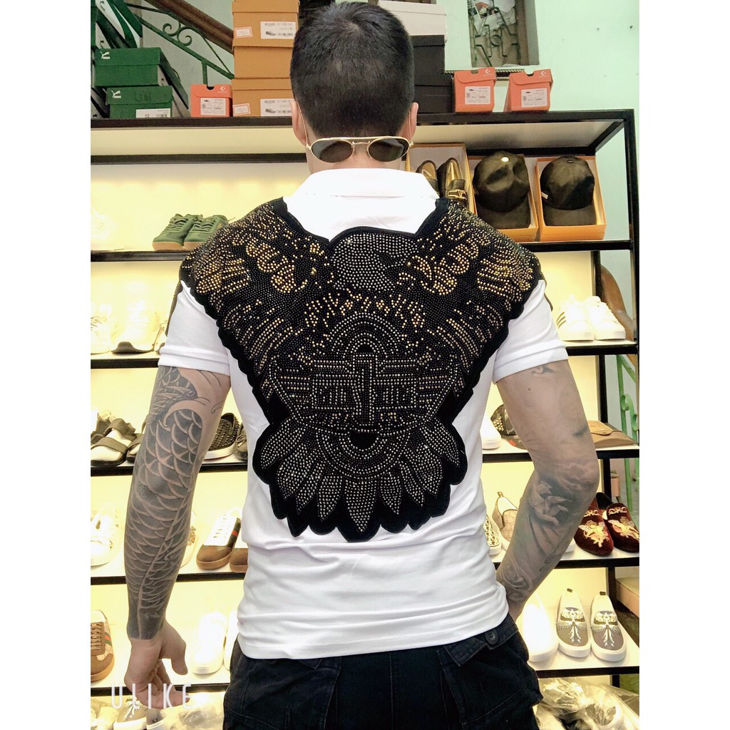 ÁO Polo nam thêu đính đá đại bàng hot nhất 2020 | BigBuy360 - bigbuy360.vn