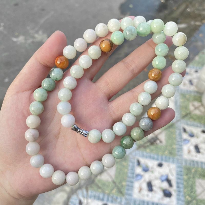 Dây Chuyền Chuỗi Đ_á Phỉ Thúy Tư Nhiên