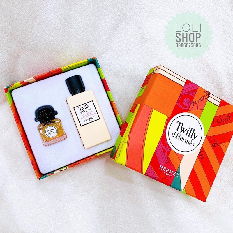 SET NƯỚC HOA + DƯỠNG THỂ HERMES