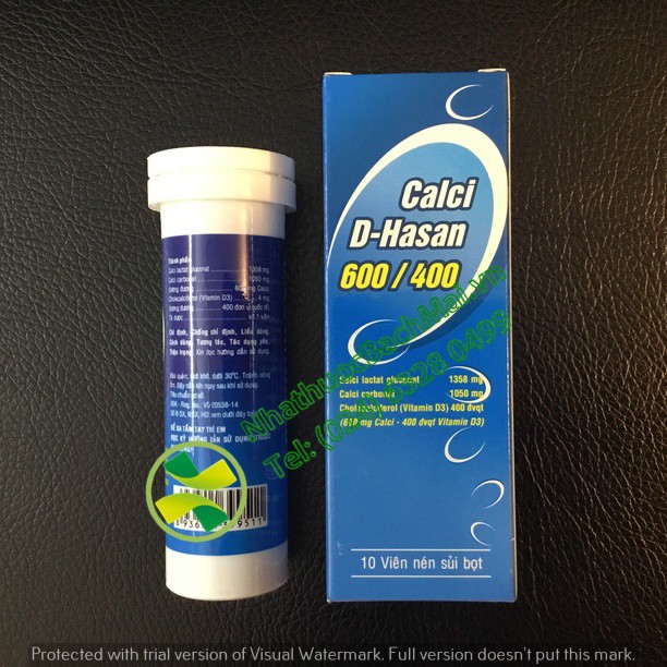 Viên sủi canxi calcium calci Calci D - Hasan 600/400 | BigBuy360 - bigbuy360.vn