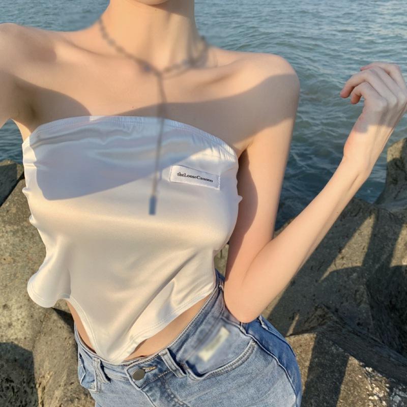Khăn Choàng Cổ Vải Satin Phối Ren Quyến Rũ Thời Trang Mùa Hè Dành Cho Nữ​​Khăn Choàng Lụa Kiểu Dáng Đơn Giản Hợp Thời Trang