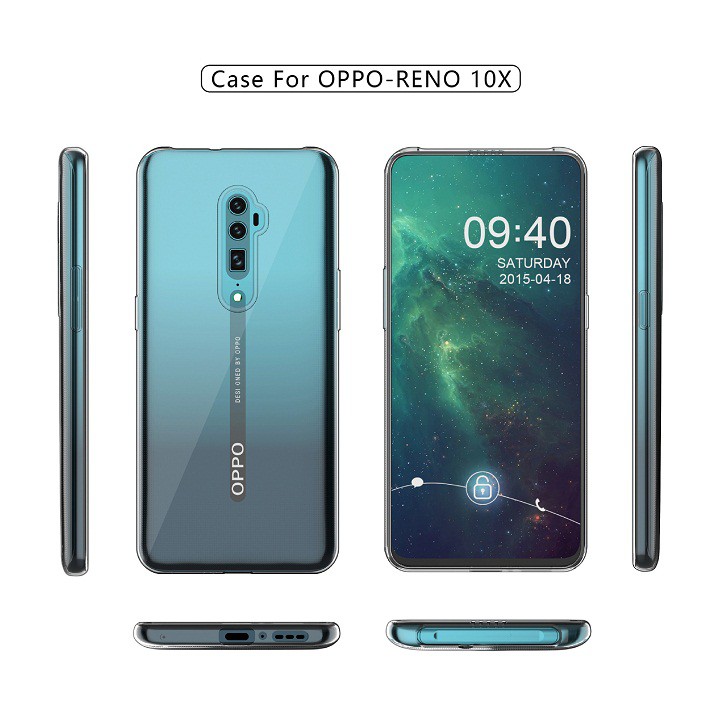 Ốp lưng dẻo silicon cho Oppo Reno 10X Zoom hiệu Ultra thin  - Hàng chính hãng