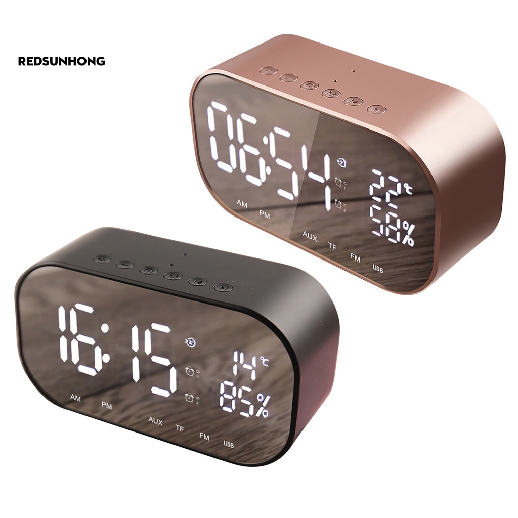 [RSH.z] Loa Kép Bluetooth 4.2 Thiết Kế Nhỏ Gọn Có Đèn LED Cho Nhà / Văn Phòng / Xe Hơi / Ngoài Trời