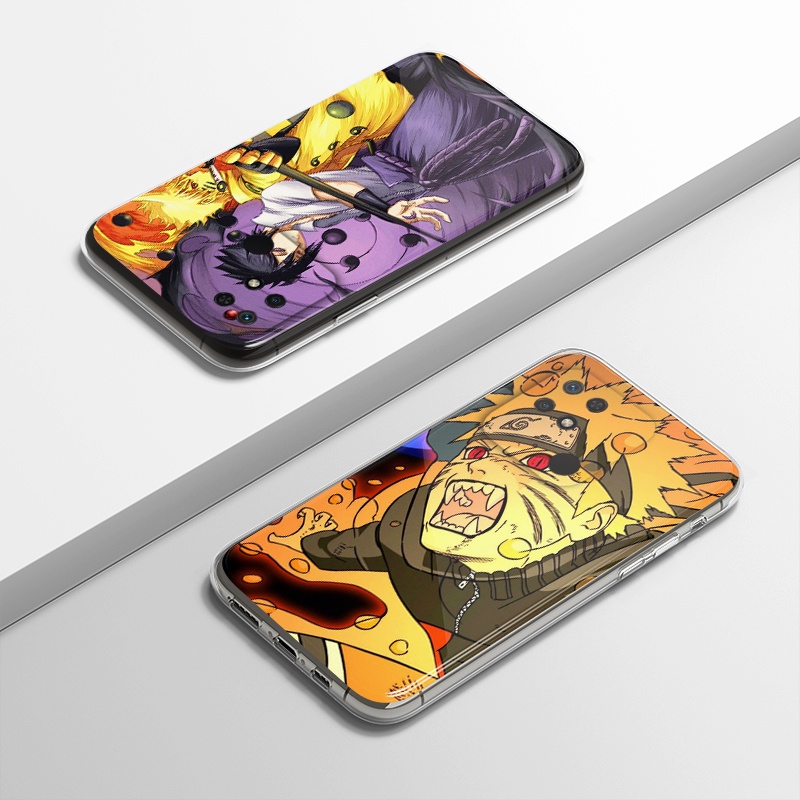 Ốp Điện Thoại Silicon TPU Mềm Trong Suốt Hình Naruto Sasuke Bảo Vệ Camera Chống Sốc Cho Xiaomi Redmi 10C 10A 4G 55-1