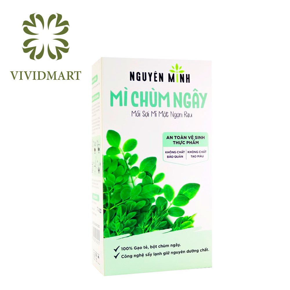 [Hộp lẻ 300gr] BÚN / MÌ RAU CỦ NGUYÊN MINH 6 VỊ: CHÙM NGÂY / CỦ DỀN / BÍ ĐỎ / KHOAI LANG / MÈ ĐEN / VỊ TỔNG HỢP