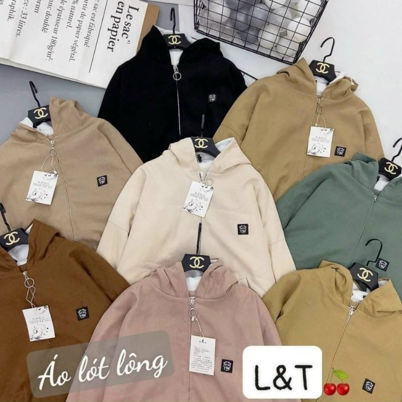áo nhung lót nỉ bông 149k