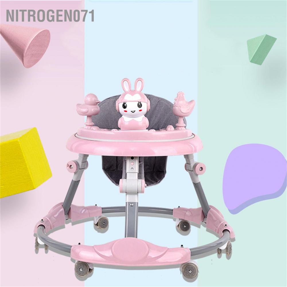 Nitrogen071 Hoạt động có thể gập lại của Baby Walker Rollover Prevention dành cho lứa tuổi từ 6 đến 18 tháng