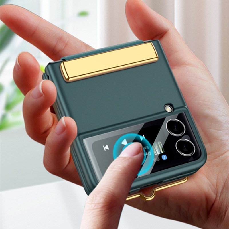 Ốp Điện Thoại Chống Sốc Tích Hợp Phim Bảo Vệ Cho Galaxy Z Flip3 Galaxy Z Flip3