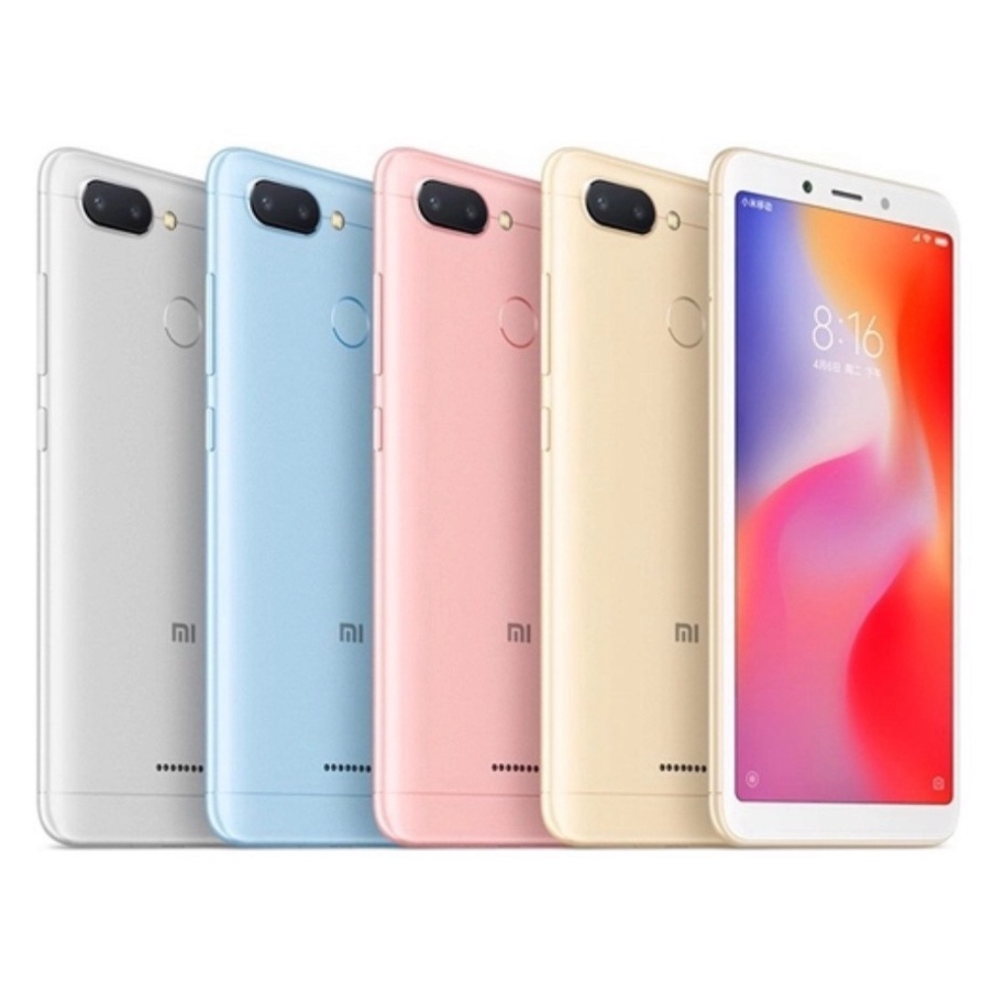 Điện thoại  Xiaomi Redmi 6 2sim Ram 3/32G, Màn hình: IPS LCD, 5.45&quot;,HD+ chính hãng MSP 021