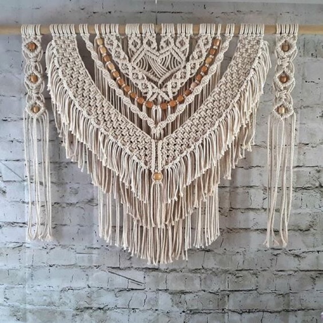 Mành Macrame 2 lớp BIG SIZE S02
